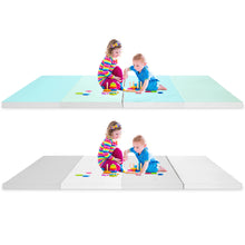 Folding - Reversible - Non-Slip Waterproof Baby and Toddler Activity Play Mat Gym